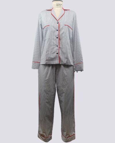 Kit Completo de Molde de Conjunto de Pijama Longo Feminino – Tecido Plano – Tam.36 ao 56