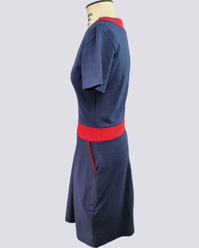 Kit Completo de Molde de Vestido de Malha com Decote V com Saia com Cós e Bolso – Malha – Tam.PP ao XXG